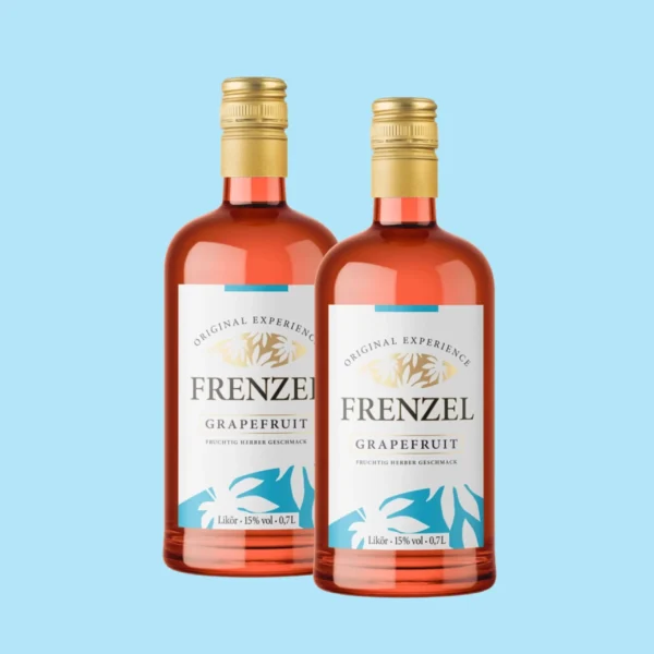 2 Flaschen FRENZEL Grapefruit | Likör – fruchtig-herber Geschmack. Jetzt probieren!