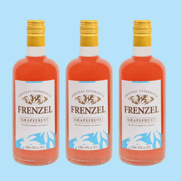 Likör FRENZEL Grapefruit – 3er-Set (3x 0