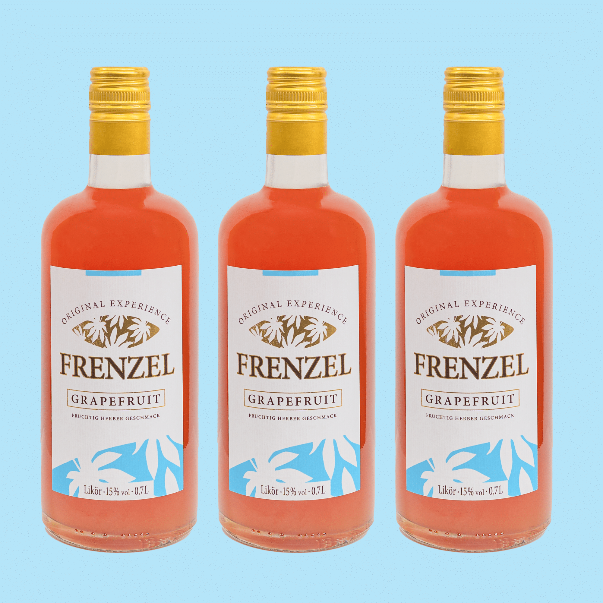 Likör FRENZEL Grapefruit – 3er-Set (3x 0