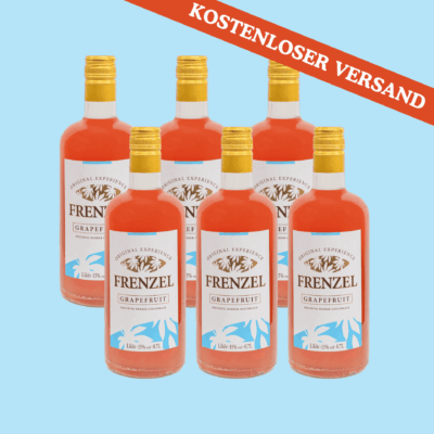 Likör FRENZEL Grapefruit – 6er-Set (6x 0