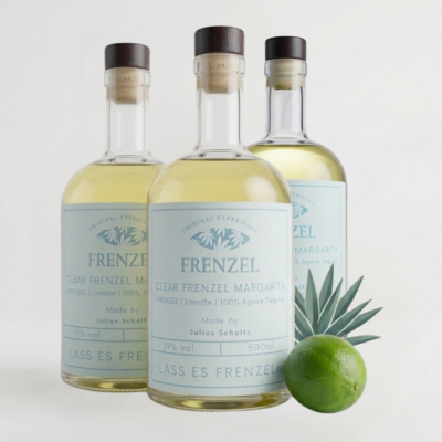 Clear FRENZEL Margarita | drei 0,5l Flaschen